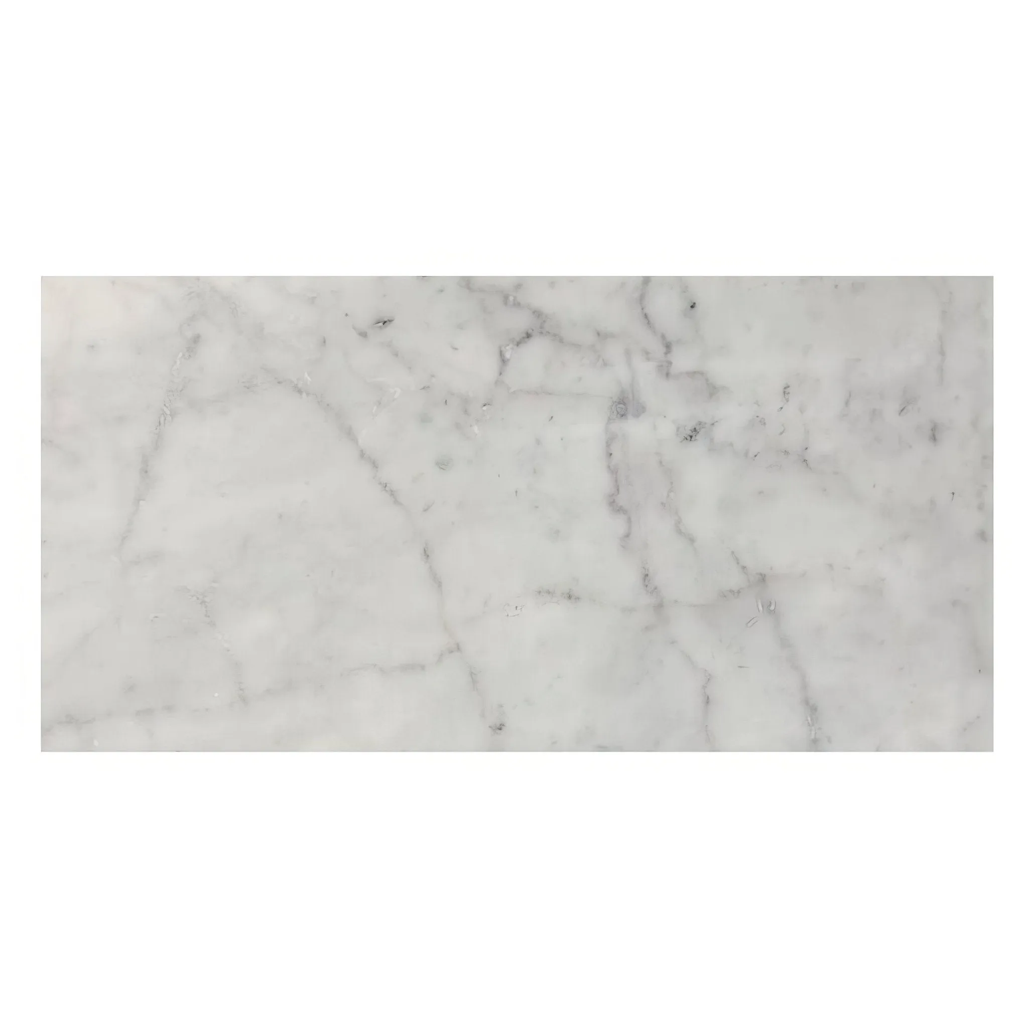 Carrara White Marble Tile 91 x 45.7cm