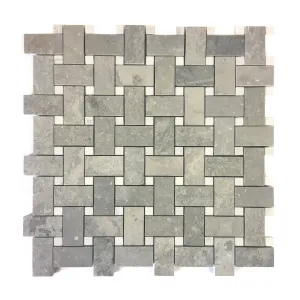 Cement Basketweave Mosaic