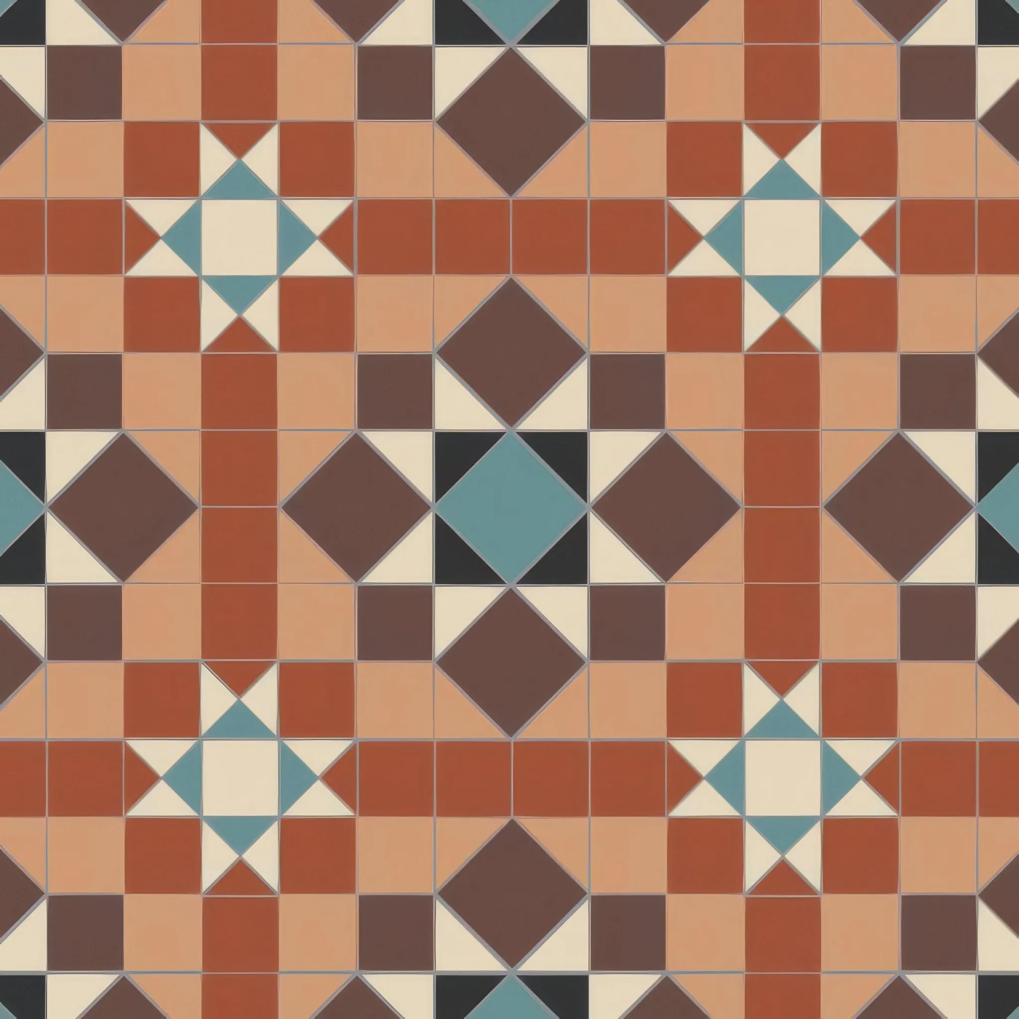 Chatsworth Black, Blue, Brown, Buff, Red, & White
