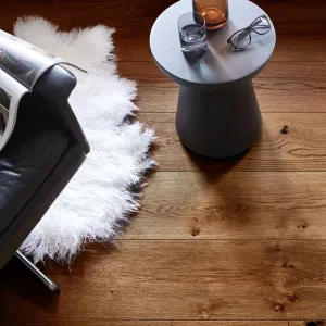 Chepstow Distressed Charcoal Oak 190mm wide