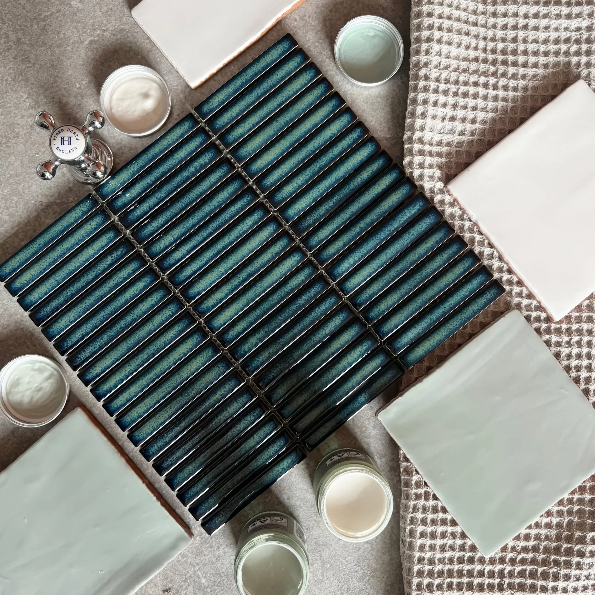 Copenhagen Kit Kat Dark Green Mosaic