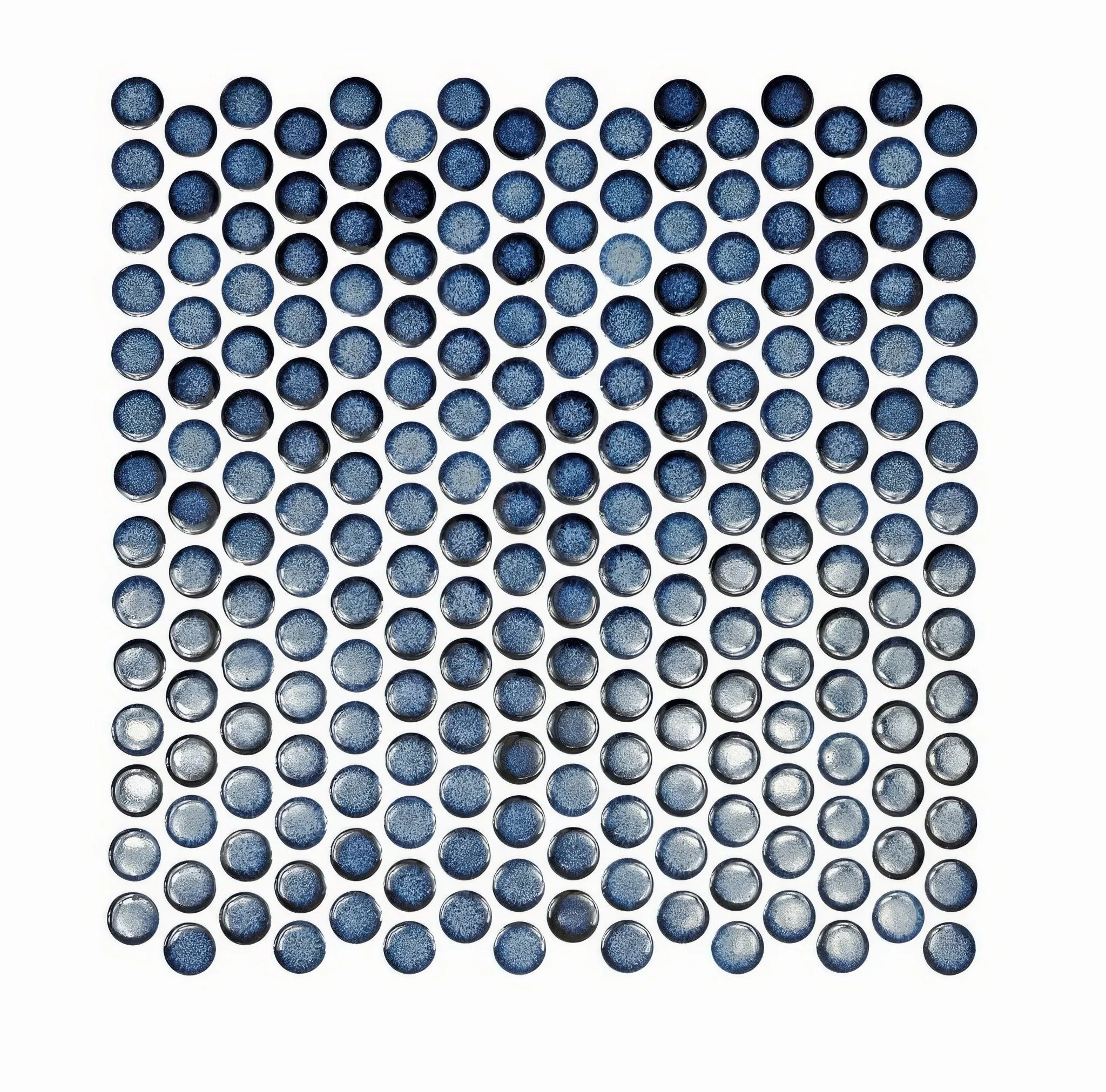 Copenhagen Penny Round Blue Mosaic