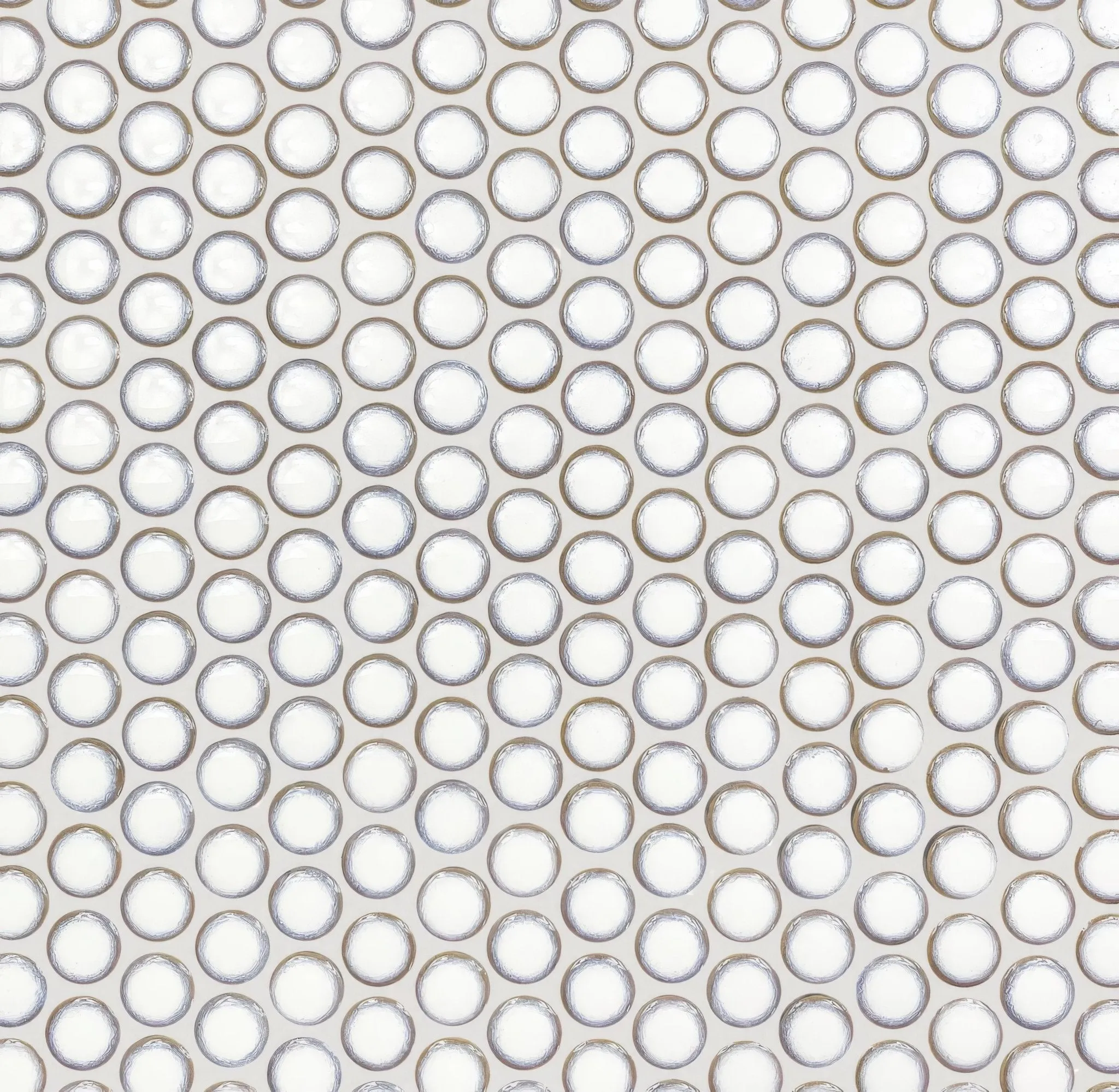 Copenhagen Penny Round White Mosaic