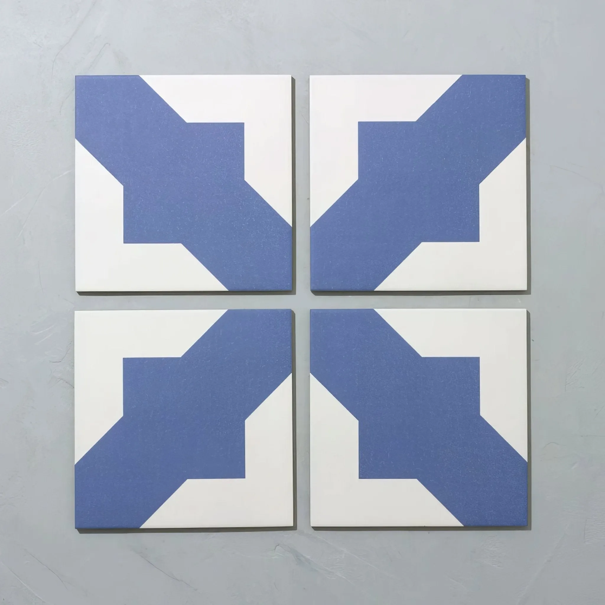 Crosses Navy Porcelain Tile