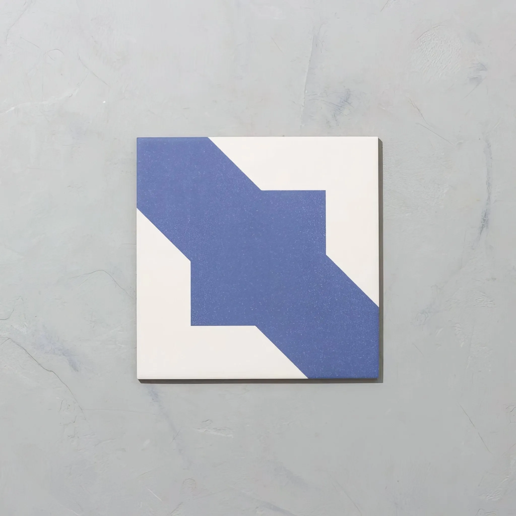 Crosses Navy Porcelain Tile