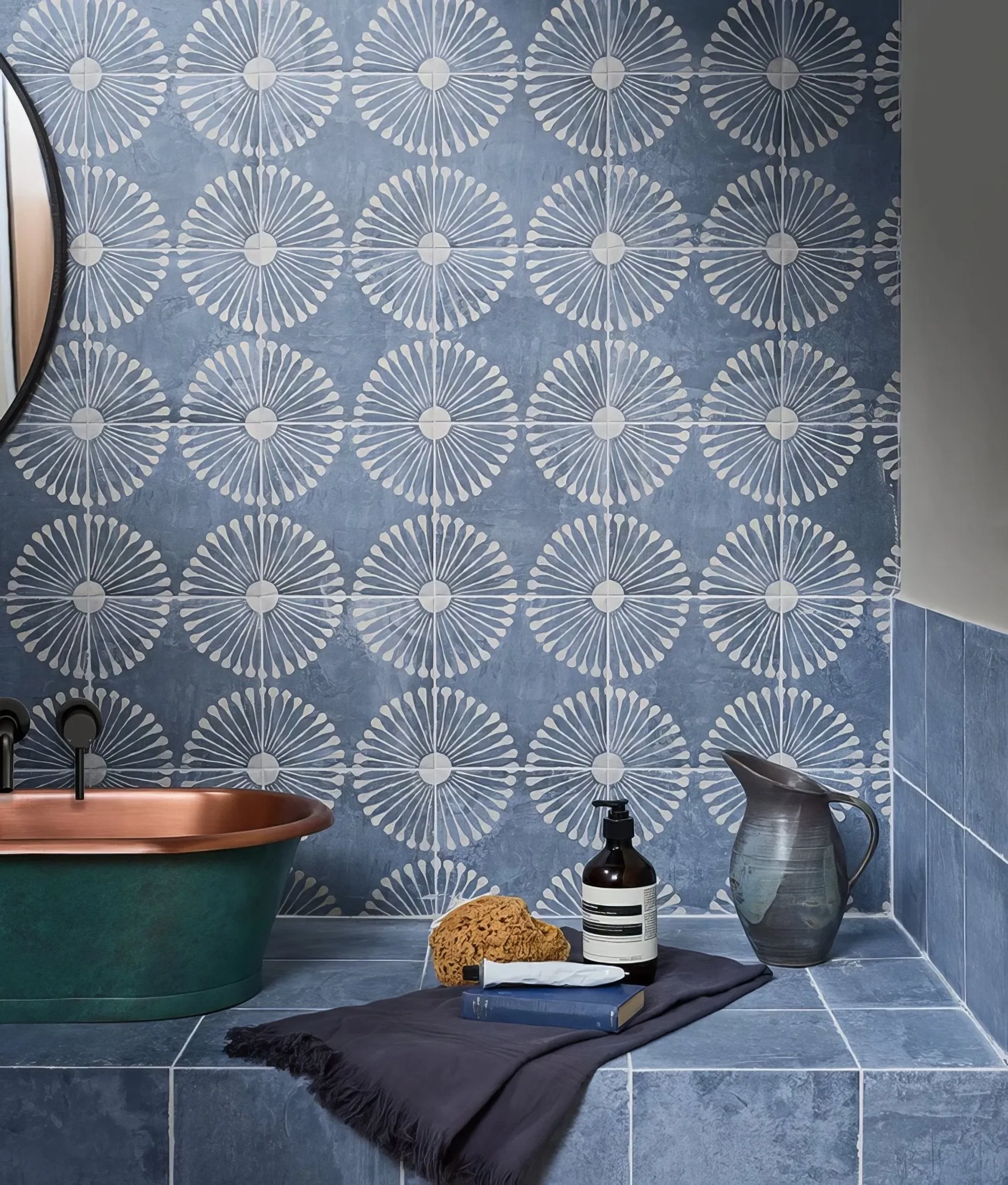 Cuba Porcelain Vedado Indigo