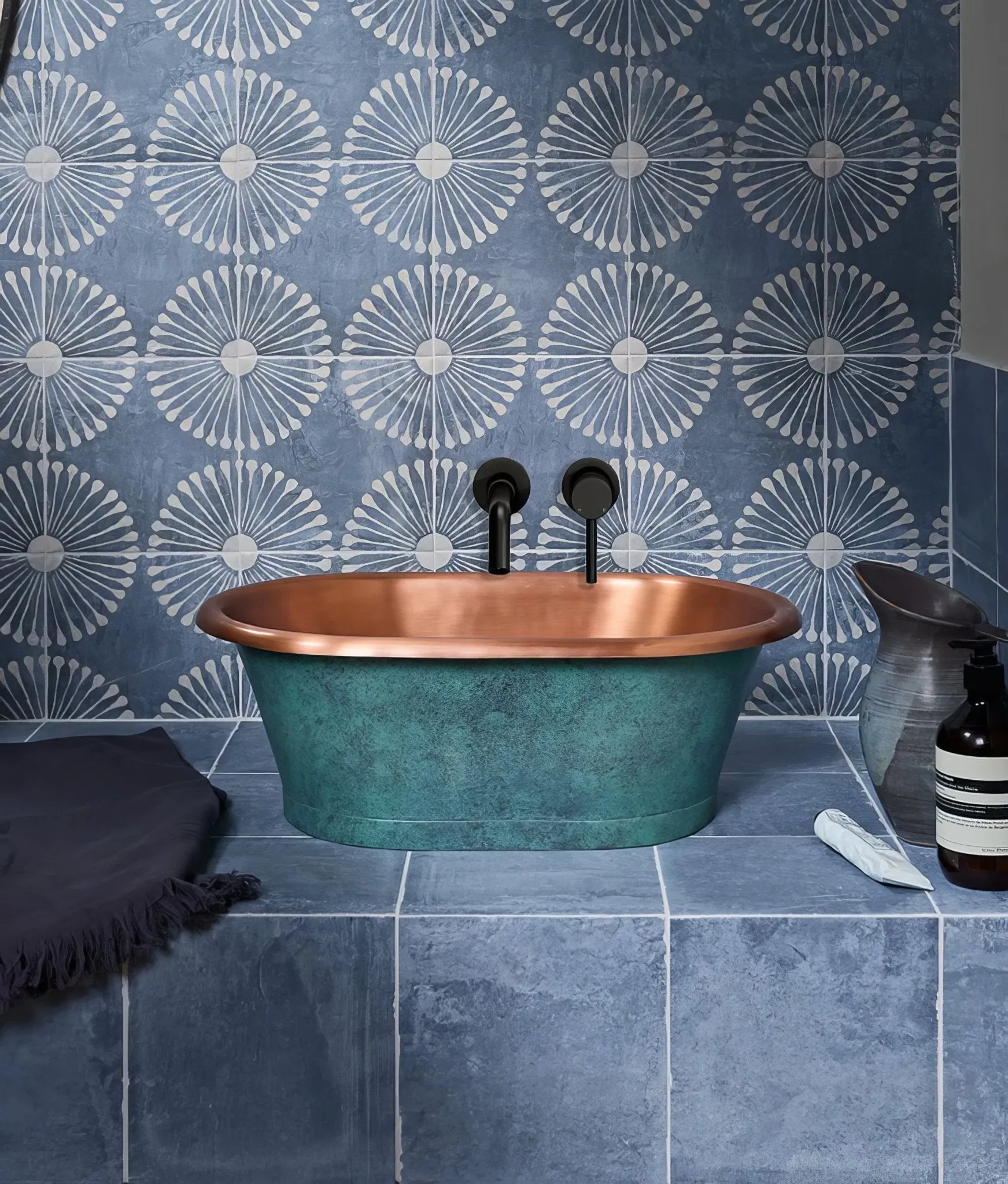 Cuba Porcelain Vedado Indigo