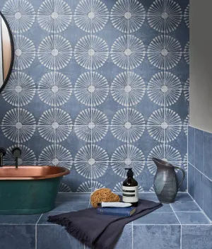 Cuba Porcelain Vedado Indigo