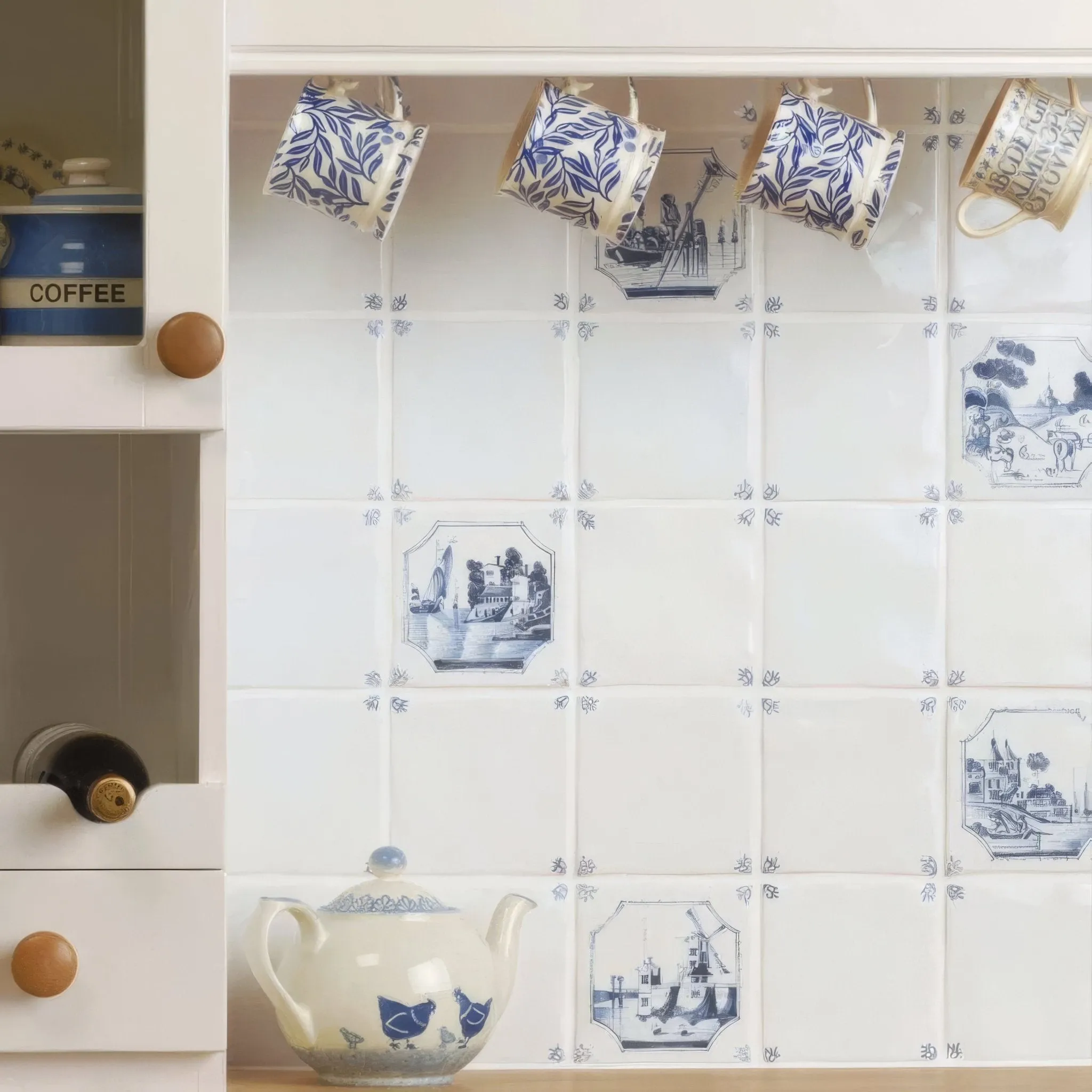 Delft White Blanc with Corners