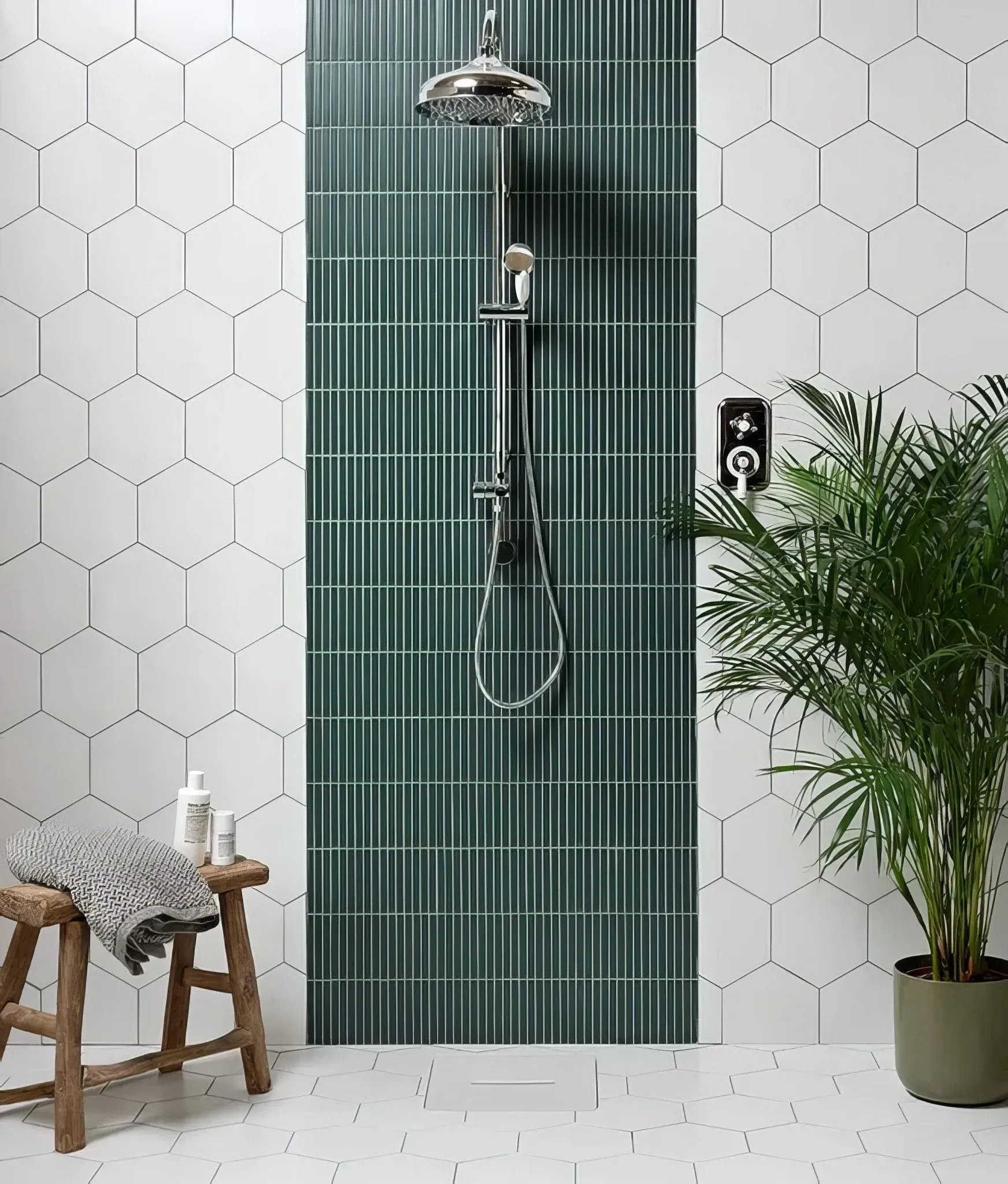 Delicate Porcelain Hexagon