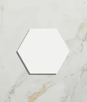 Delicate Porcelain Hexagon