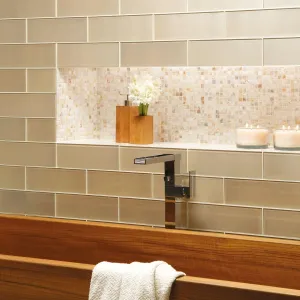 Dionysus Metallic Glass 300 x 100mm
