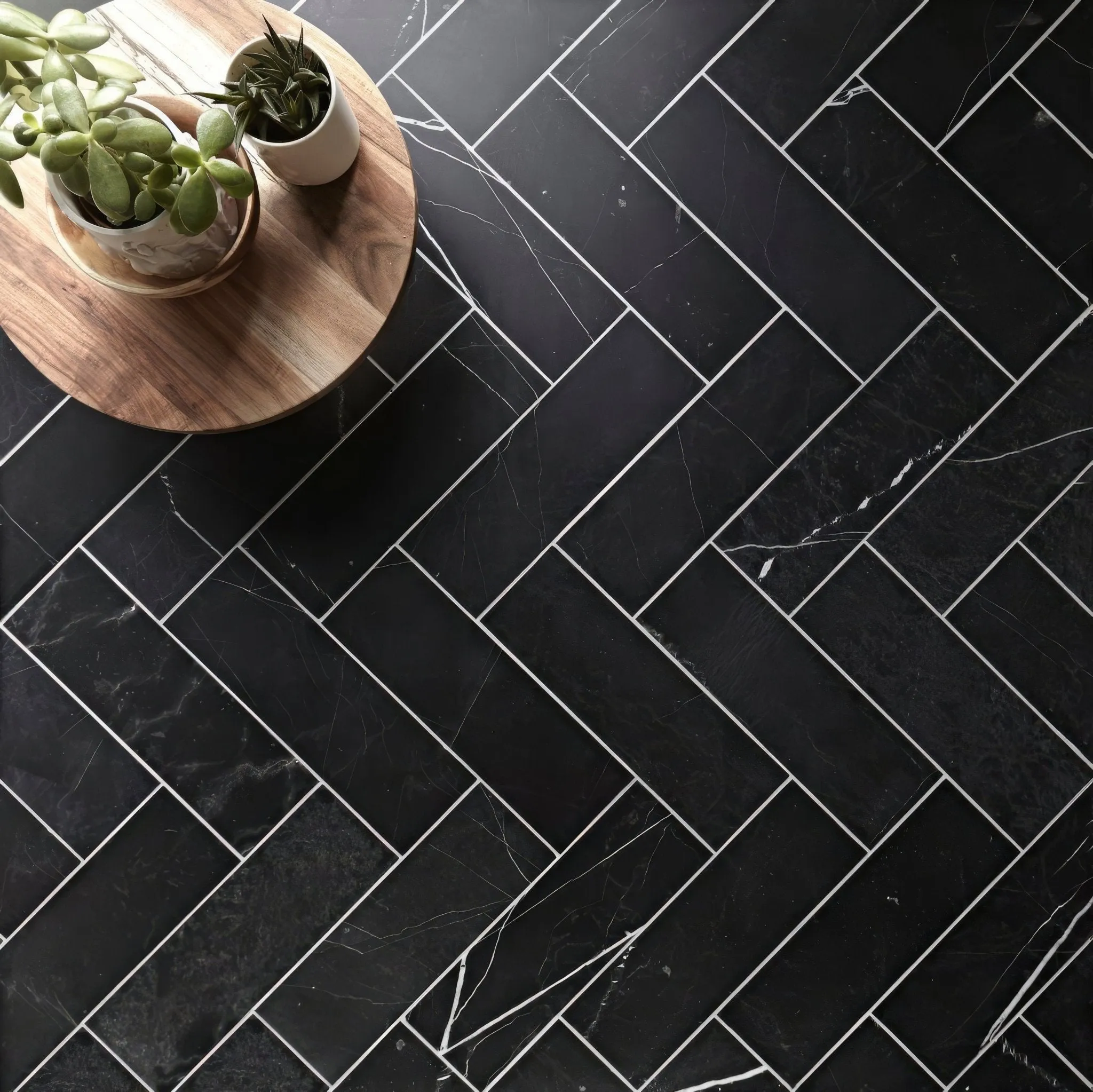 East Hampton Black 30 x 10cm Honed