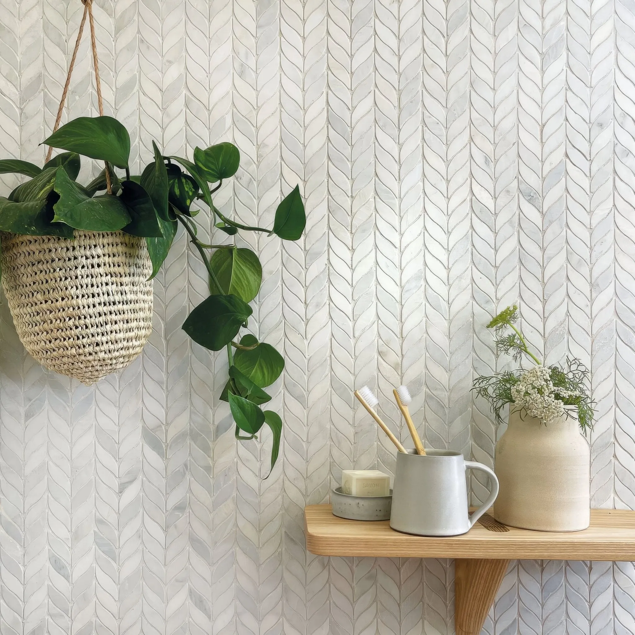East Hampton Willow Leaf Mosaic