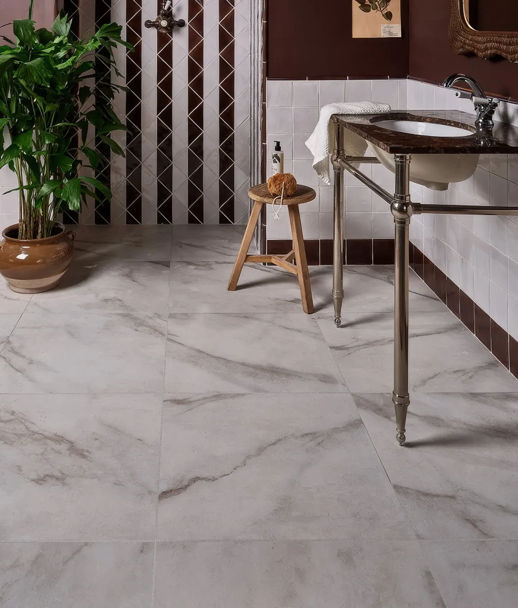 East Village Porcelain Bianco 60 x 60cm