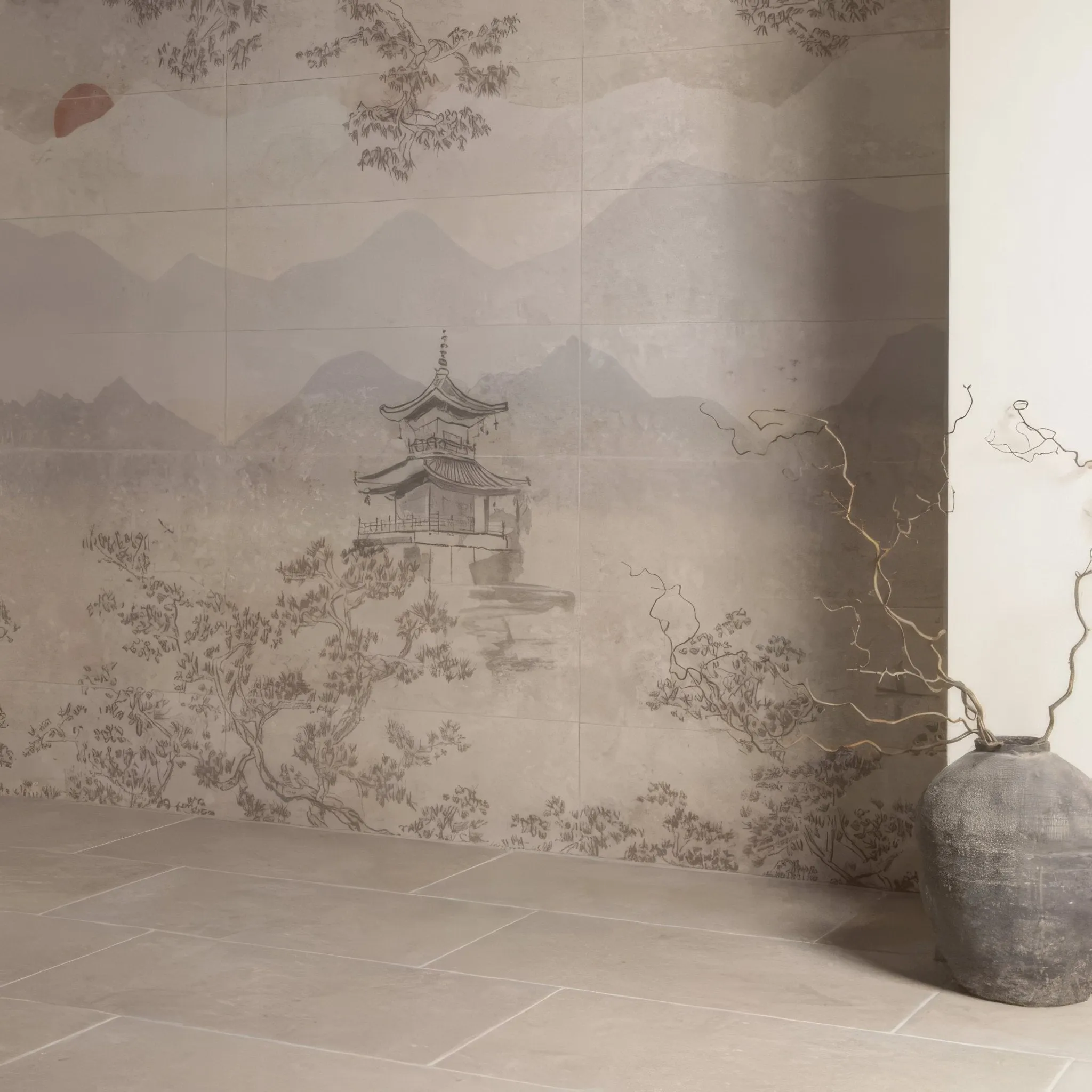 Eastern Mist Mural