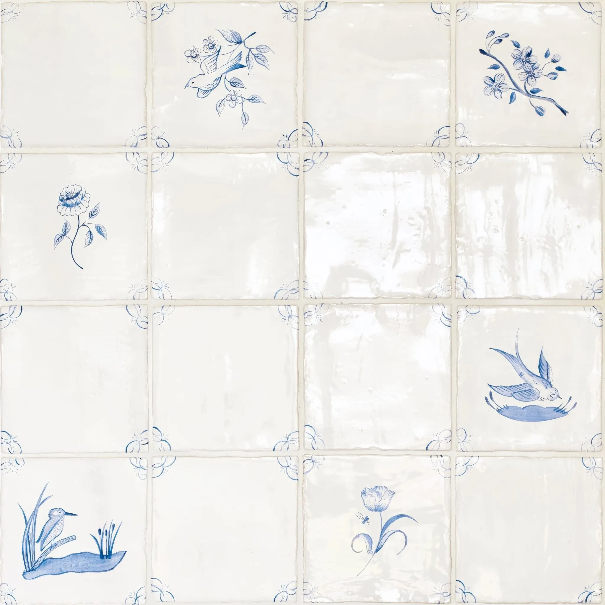 English Delft Corners