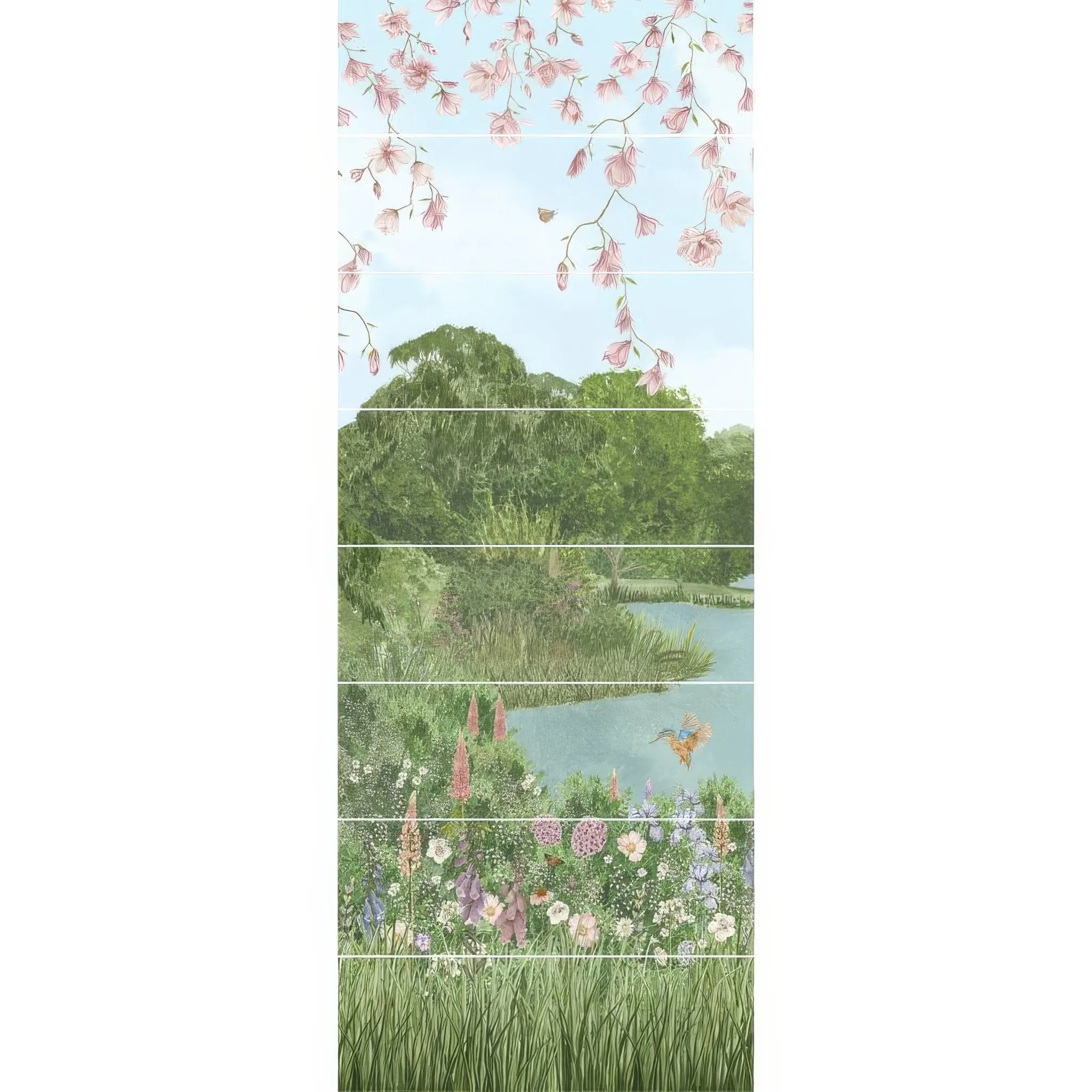 English Garden Panel A