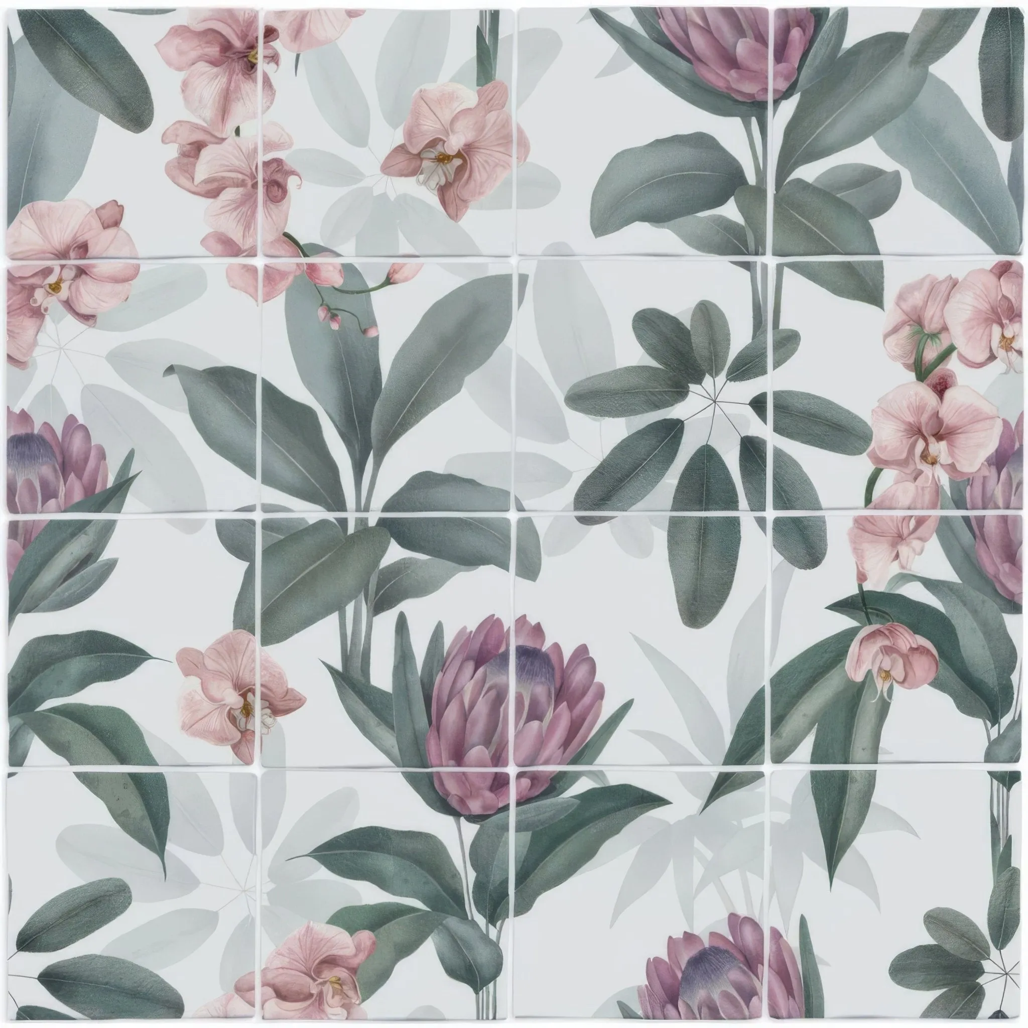 Exotic Paradise 16 Tile Panel