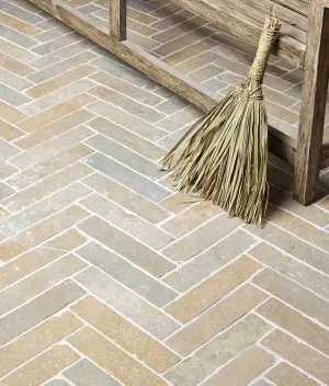 Farley Limestone Seasoned Finish Parquet