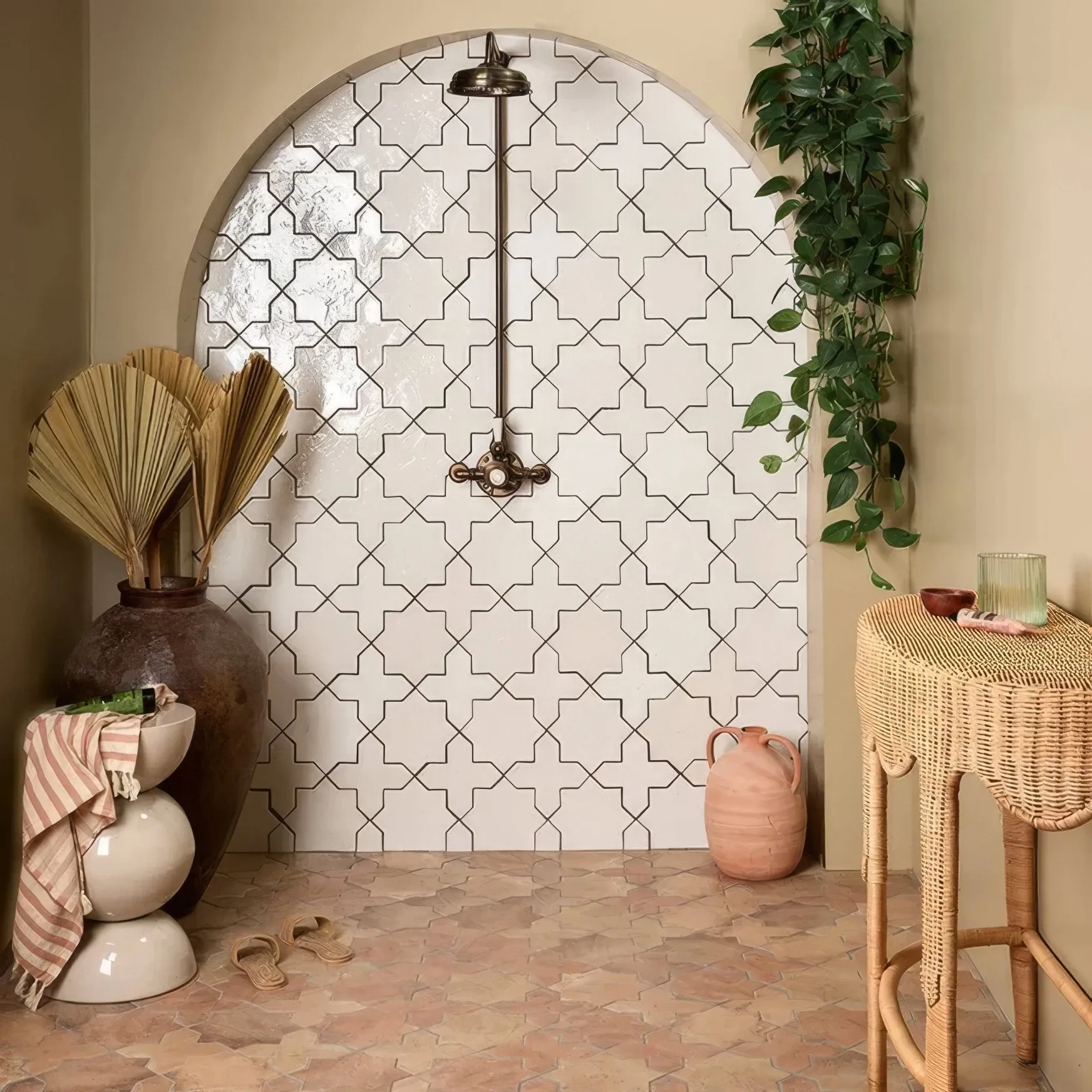 Fez Porcelain Star White