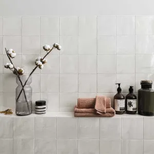 Flash White Gloss Ceramic Wall 130x130mm
