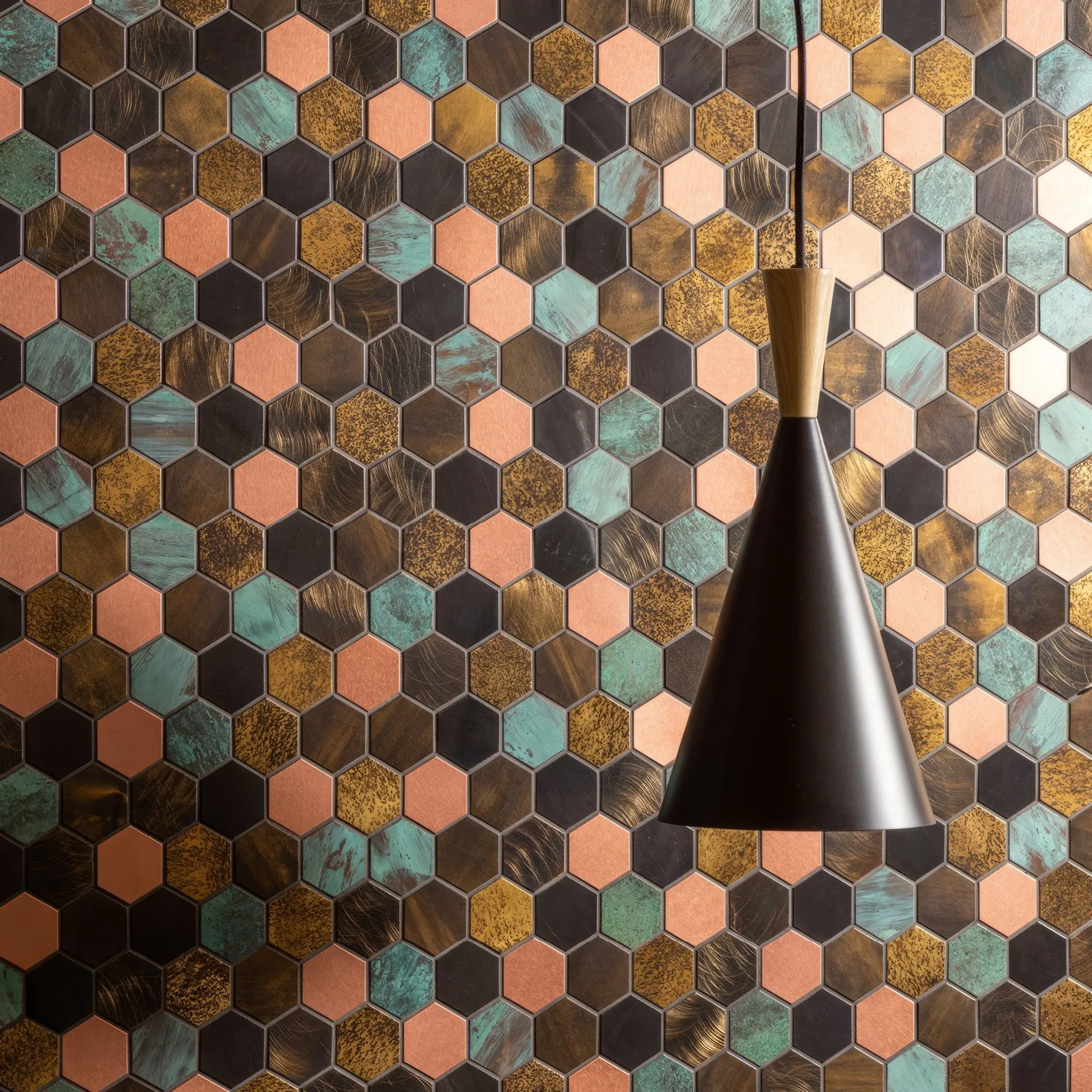 Flidor Mixed Colour Copper Mosaic
