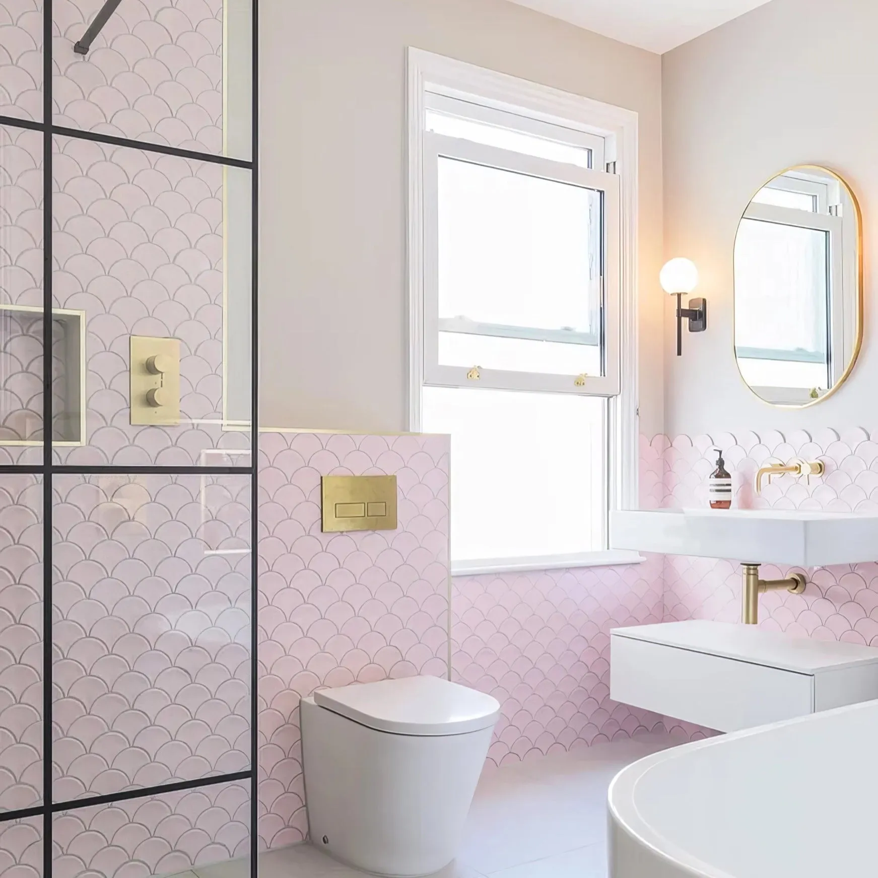 Gelato Porcelain Mosaic Cotton Candy