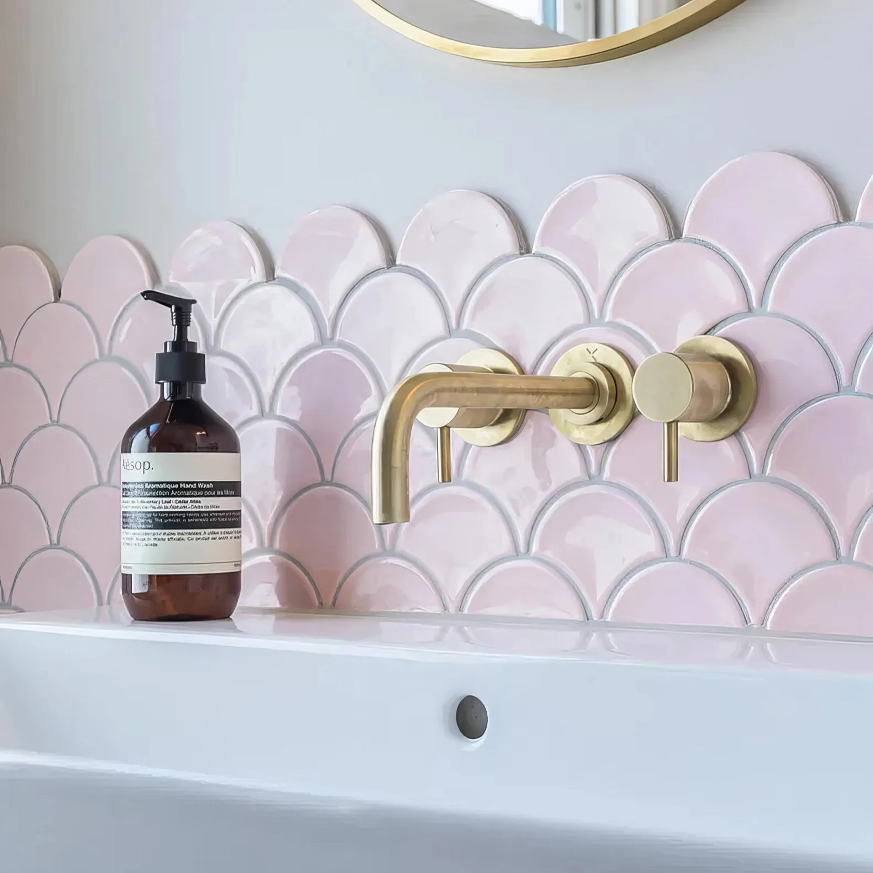 Gelato Porcelain Mosaic Cotton Candy