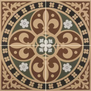 Gladstone 4 Tile Set Green/Red