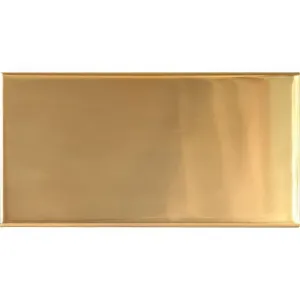 Gold (Metallic) Half Tile