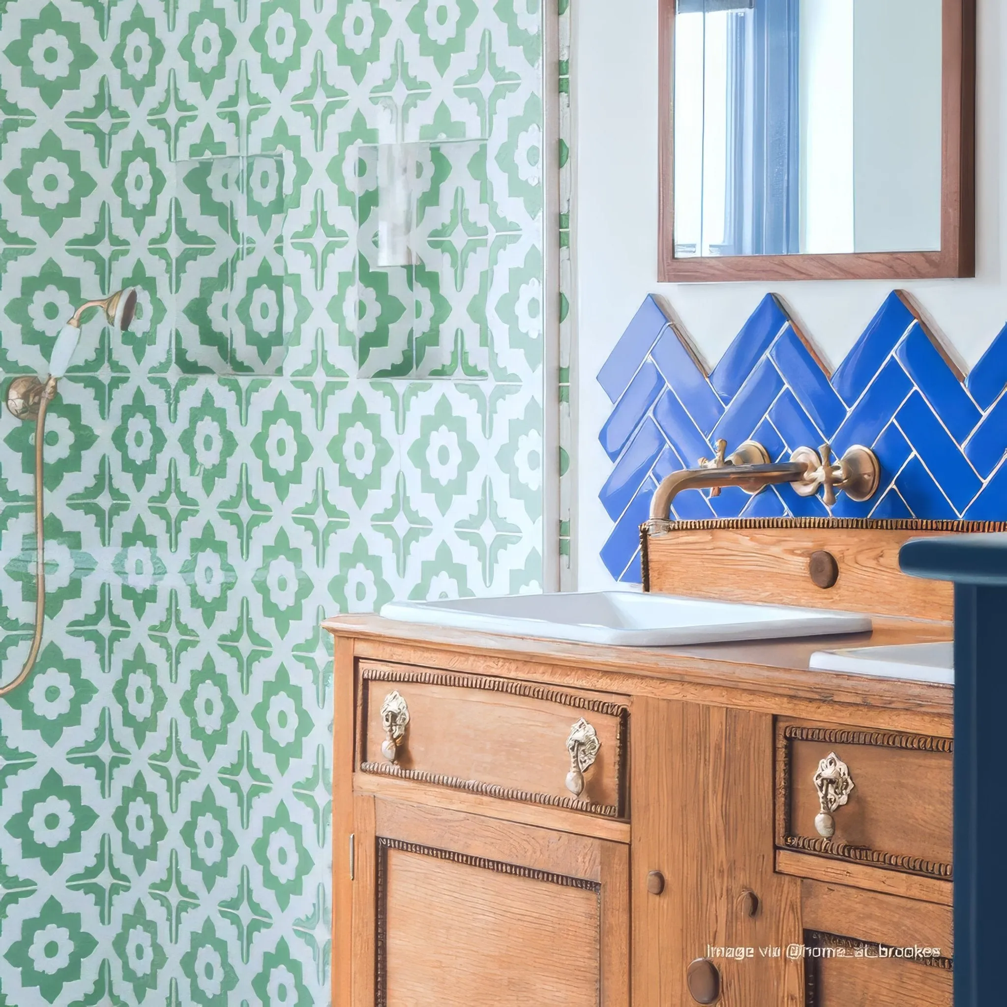 Green Santona Tile