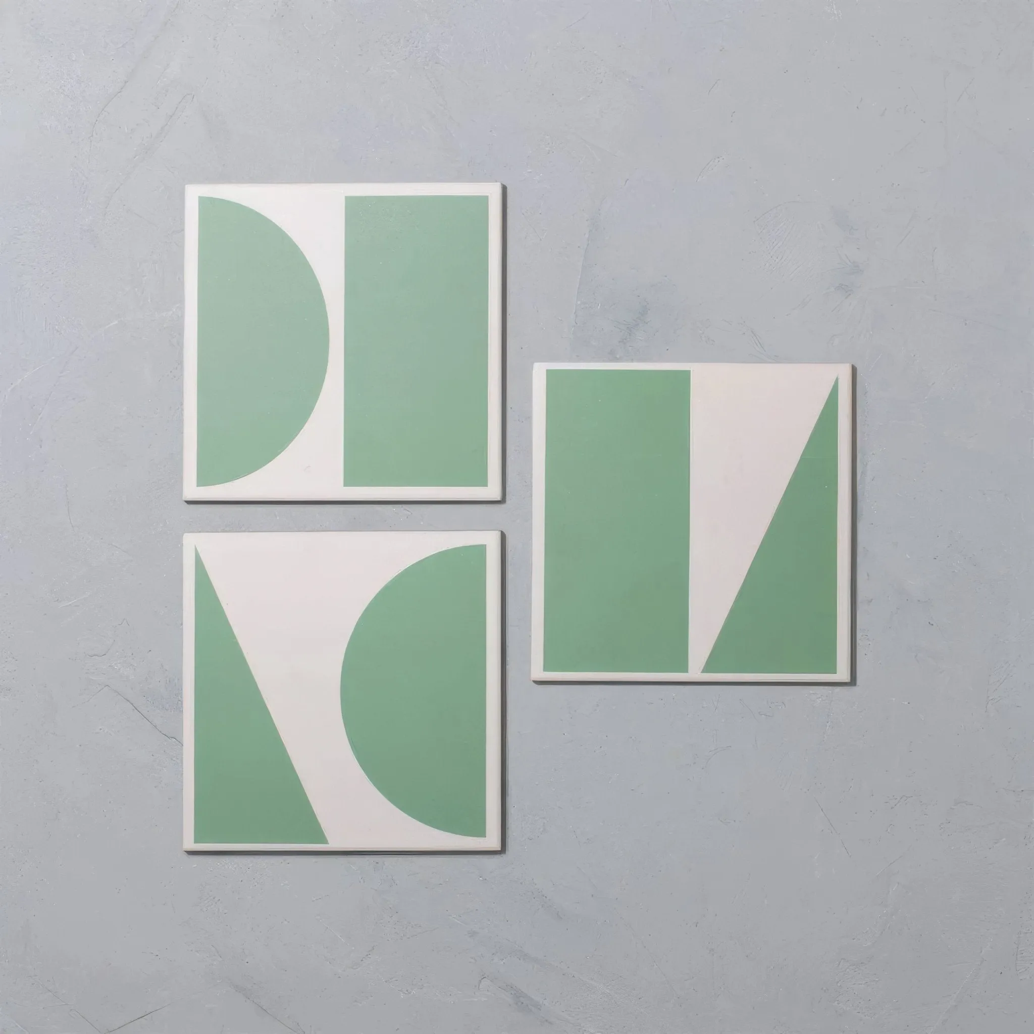 Green Split Shift Porcelain Tiles