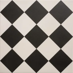Harlequin Large Black on Chalk