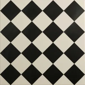 Harlequin Small Black on Chalk
