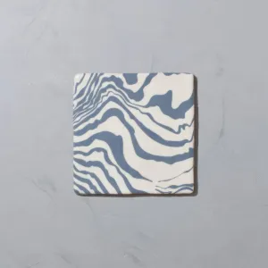 Henry Holland Studio Pour Blue Glazed Square