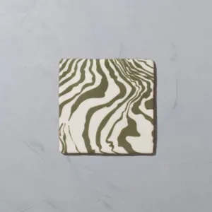 Henry Holland Studio Pour Green Glazed Square