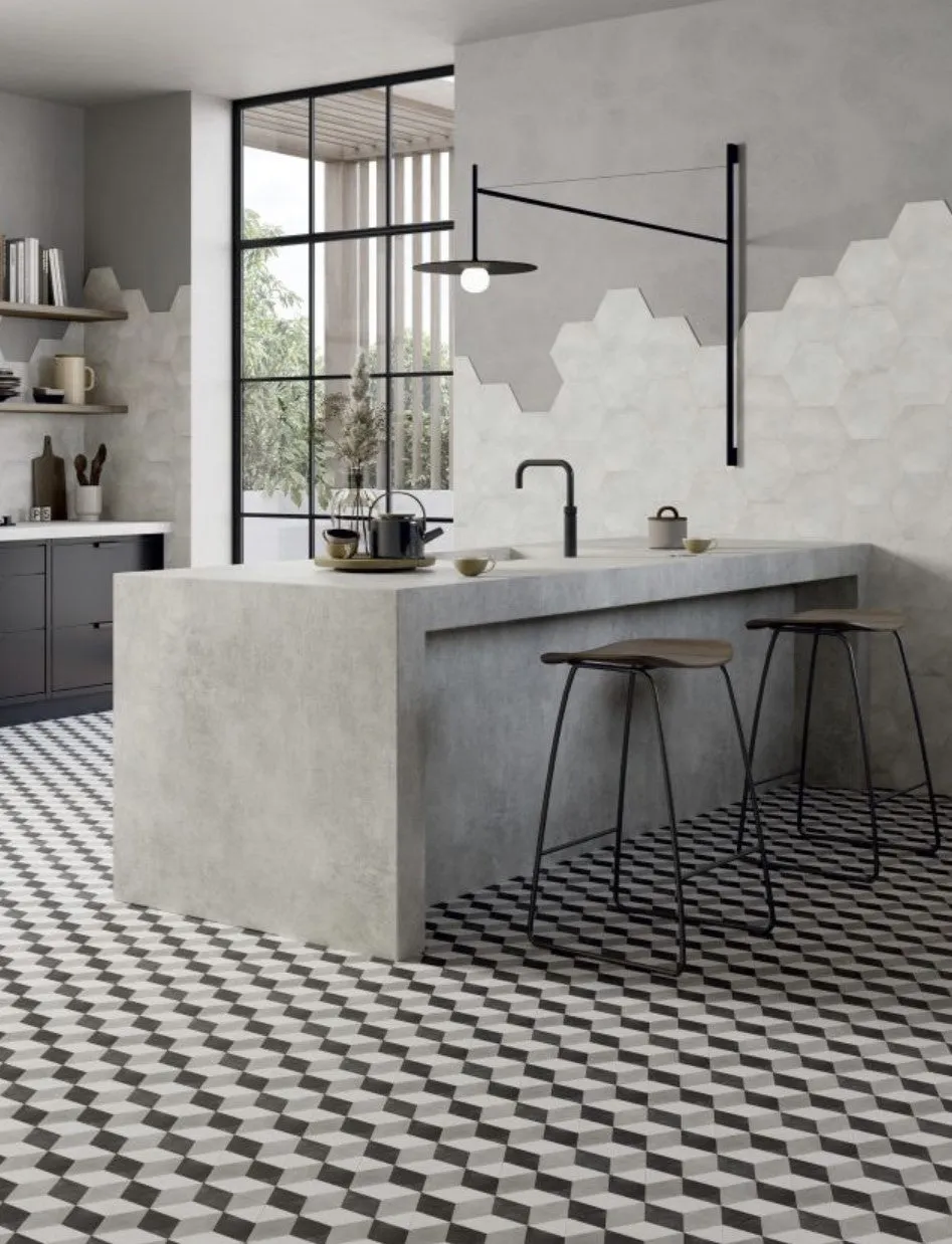 Hexagon Black Cube