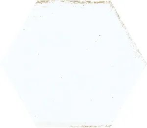 Hope White Hexagon Gloss Ceramic Wall