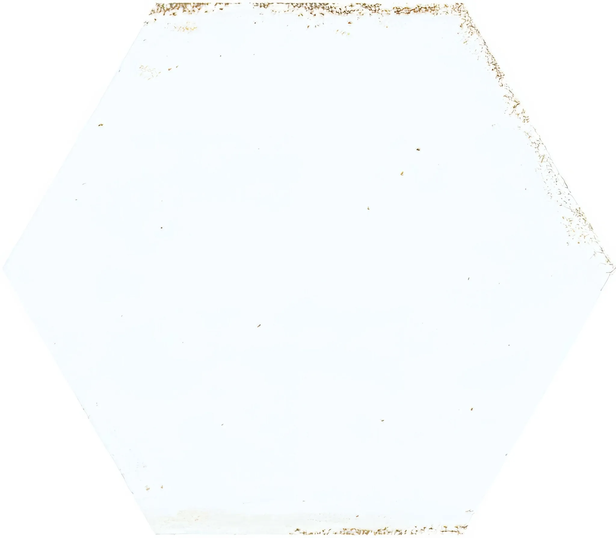 Hope White Hexagon Gloss Ceramic Wall