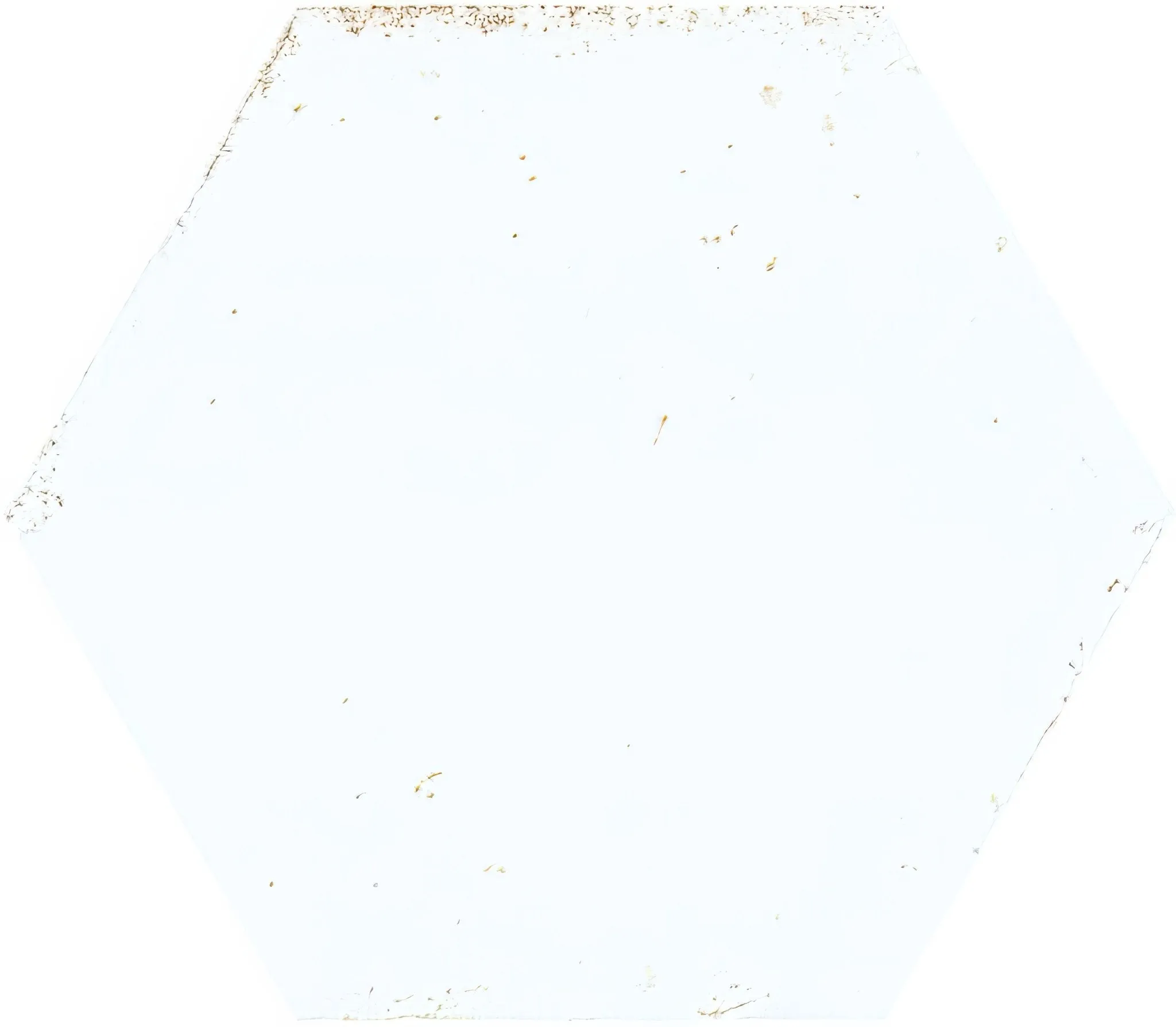 Hope White Hexagon Gloss Ceramic Wall