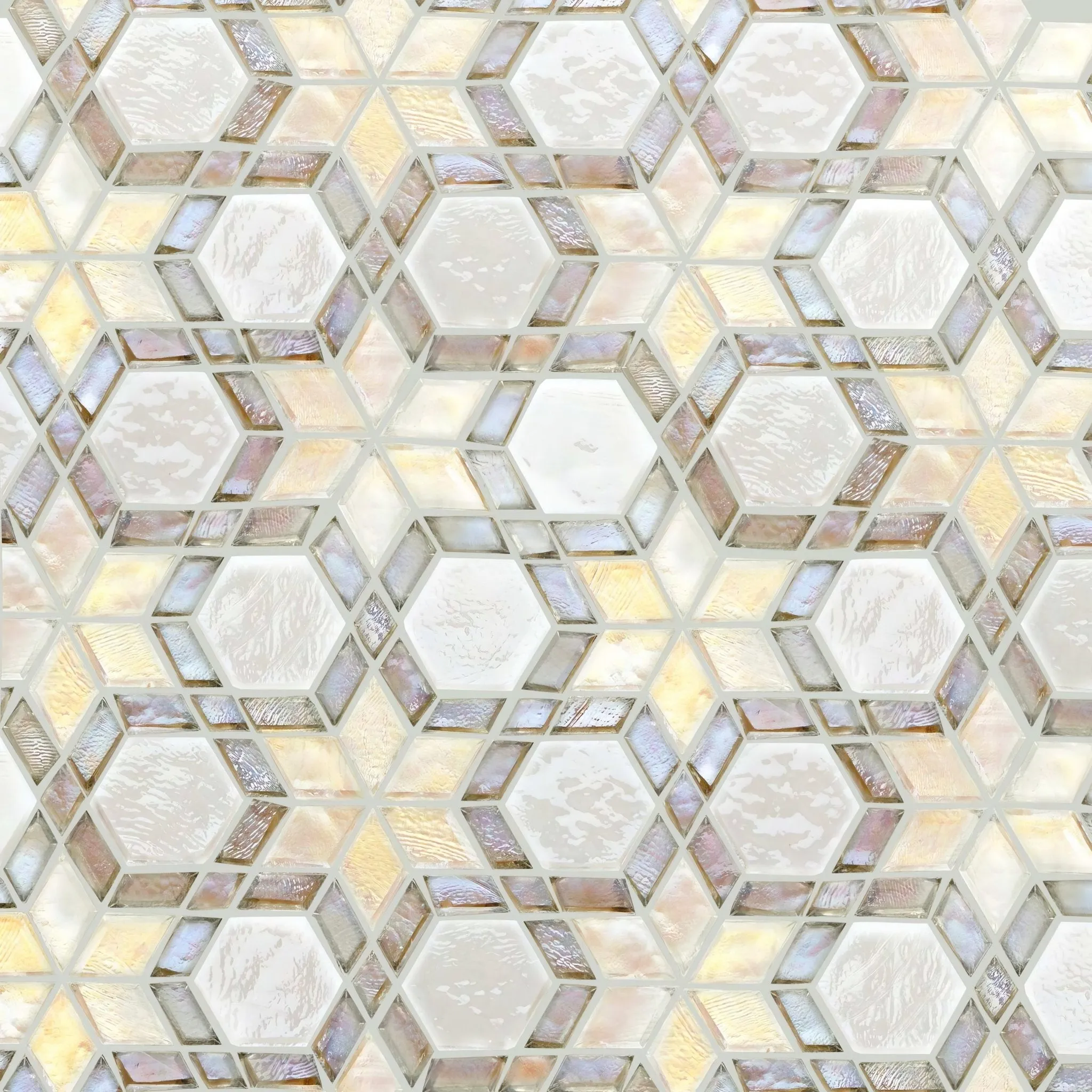 Iridescent Glass Icicle Kaleidoscope
