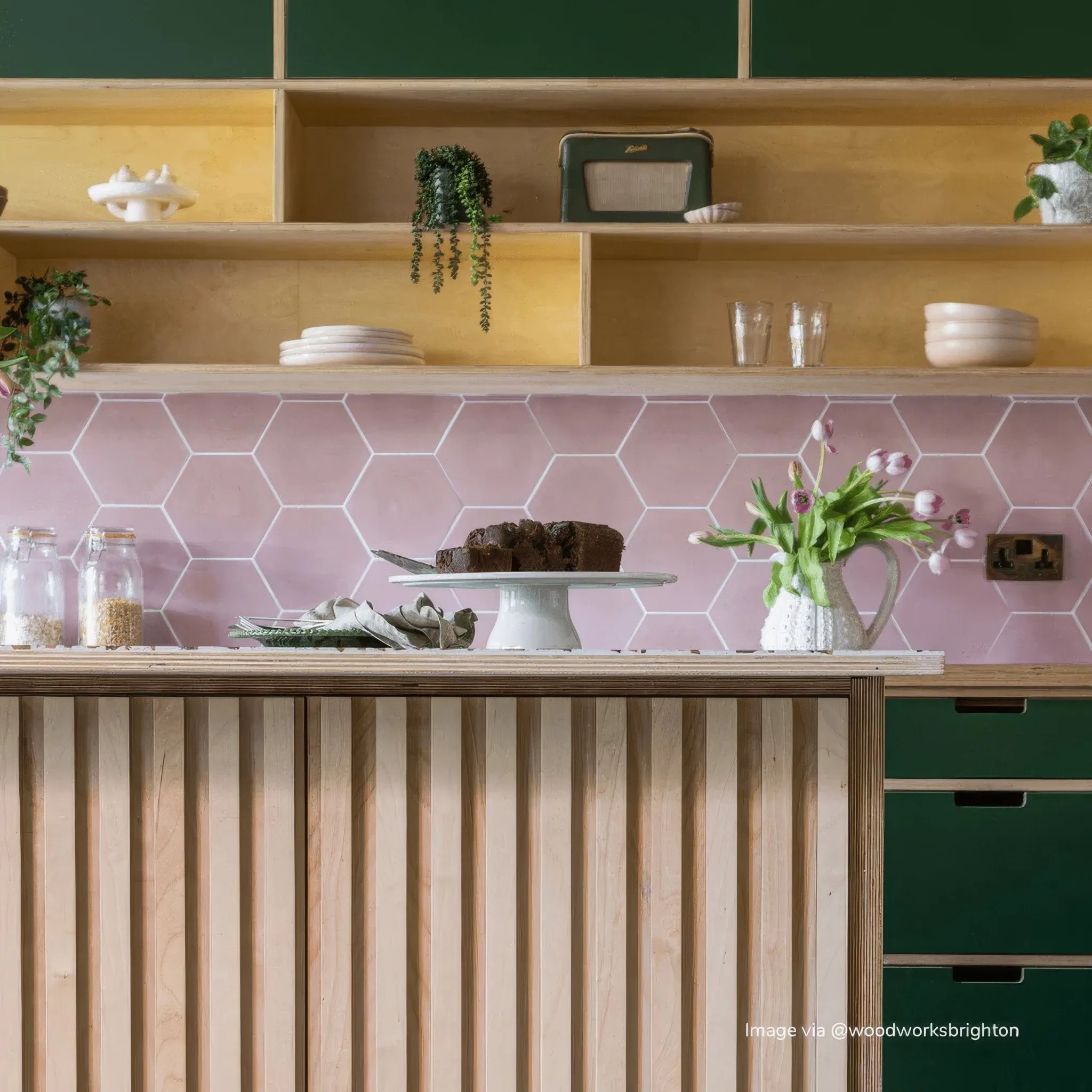 Iris Hexagonal Tile