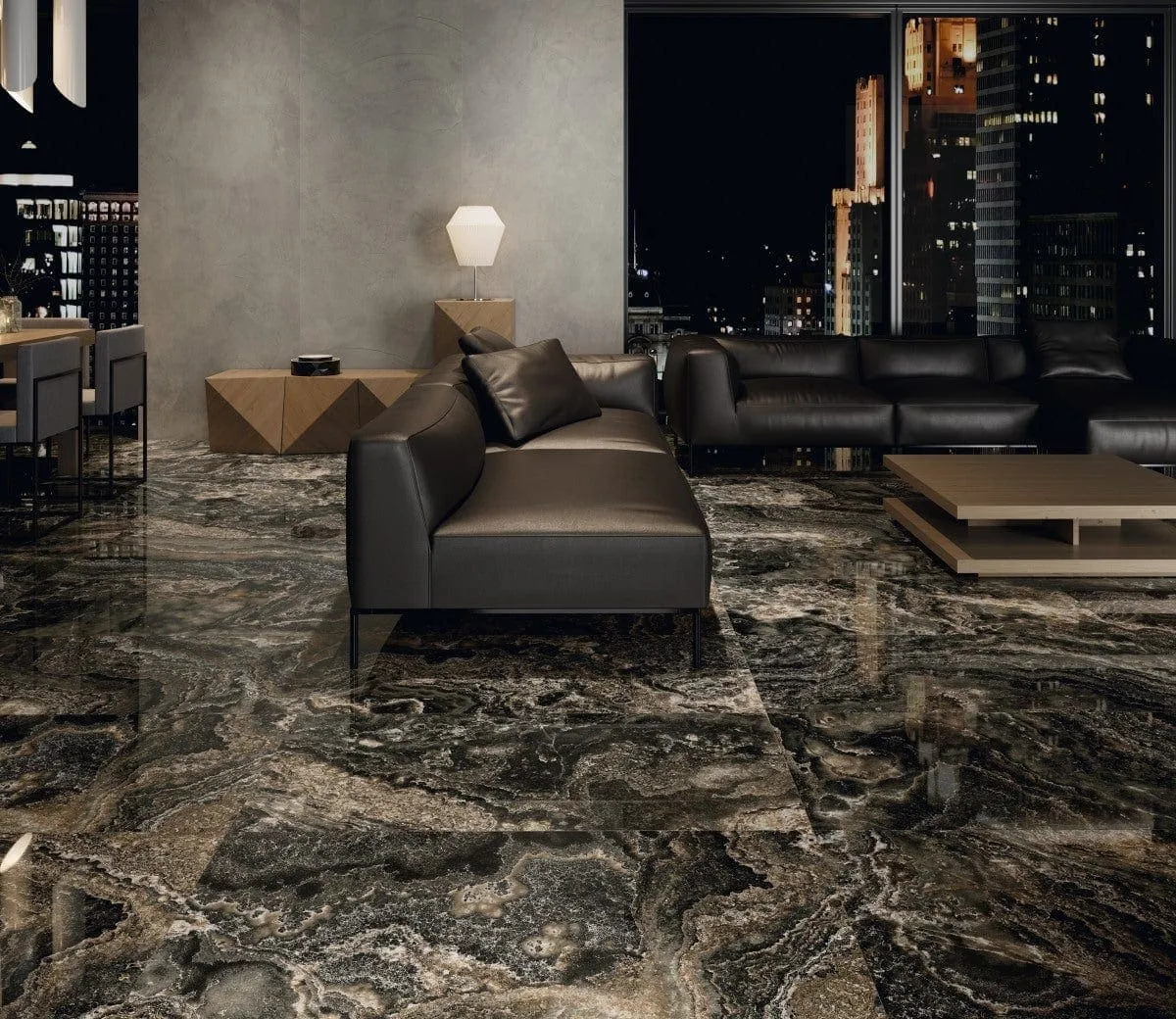 Izmir Marron Polished 119 x 119cm