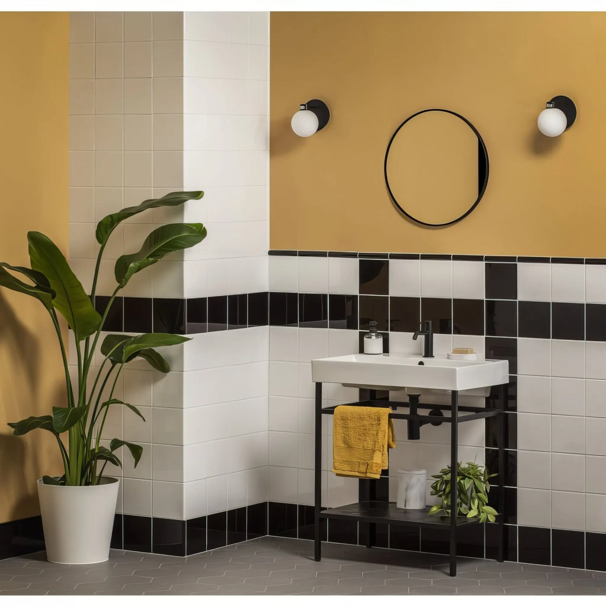 Jet Black Field Tile