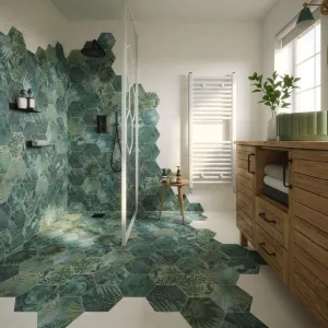 Jungle Hexagon Porcelain By Clarissa Hulse