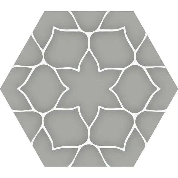Kerala Hexagon Grey