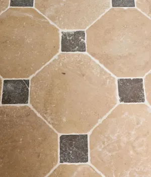 Lacock Limestone Heritage Finish Octagon & Cabochons
