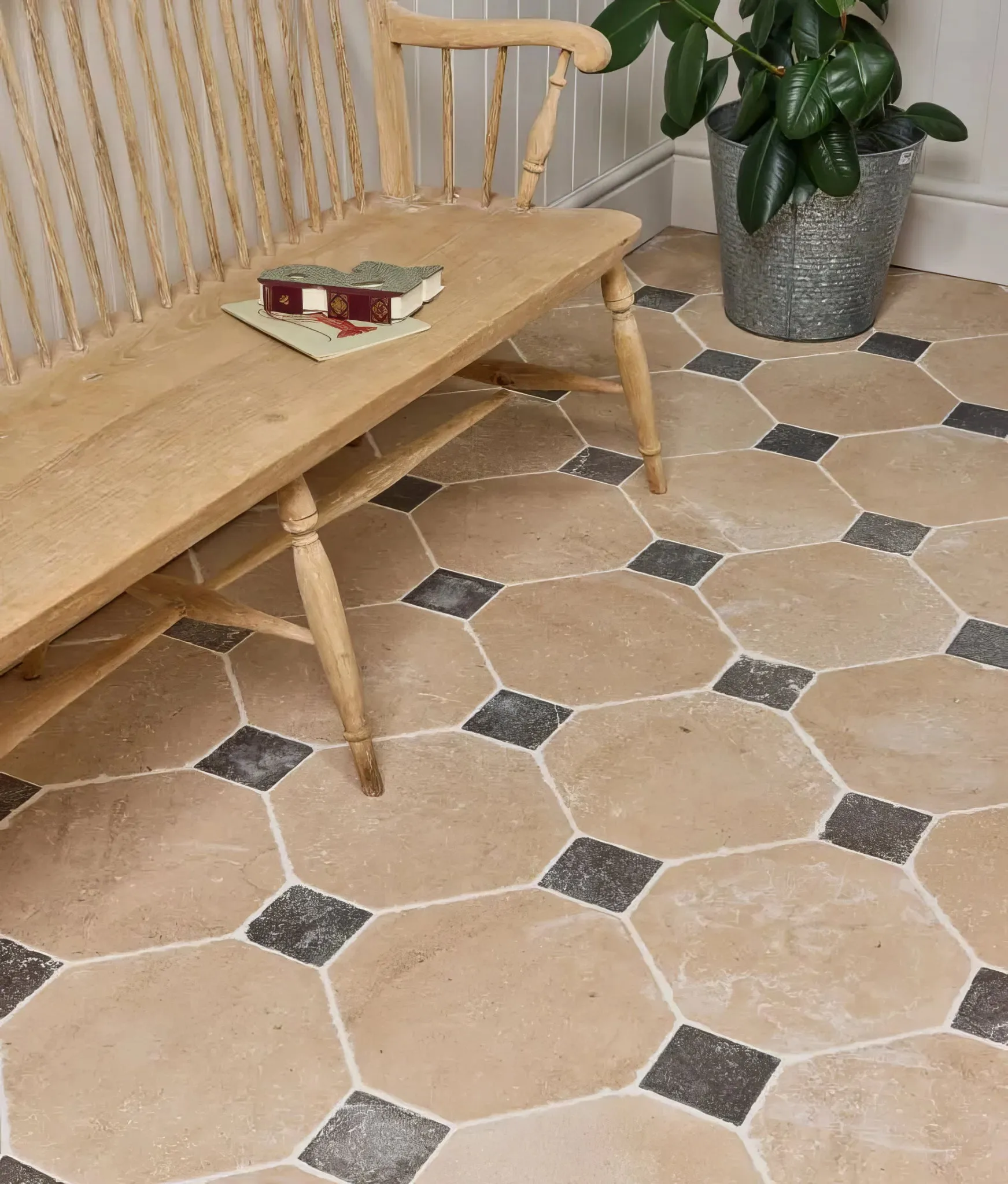 Lacock Limestone Heritage Finish Octagon & Cabochons