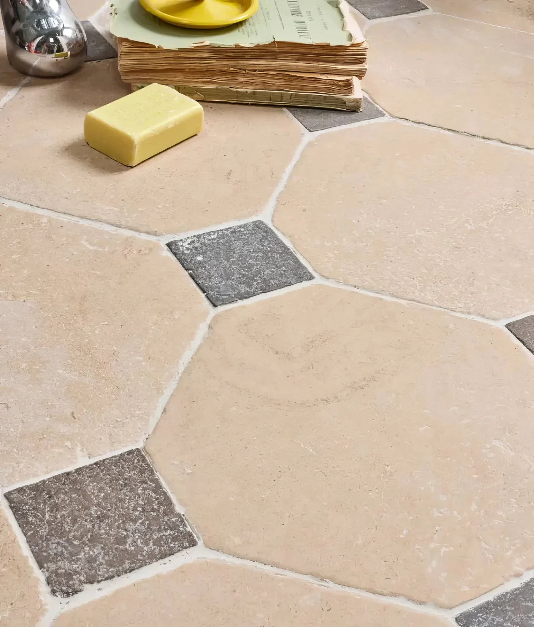 Lacock Limestone Heritage Finish Octagon & Cabochons